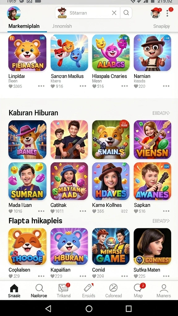 55rt - Tema permainan yang bervariasi dan menarik.