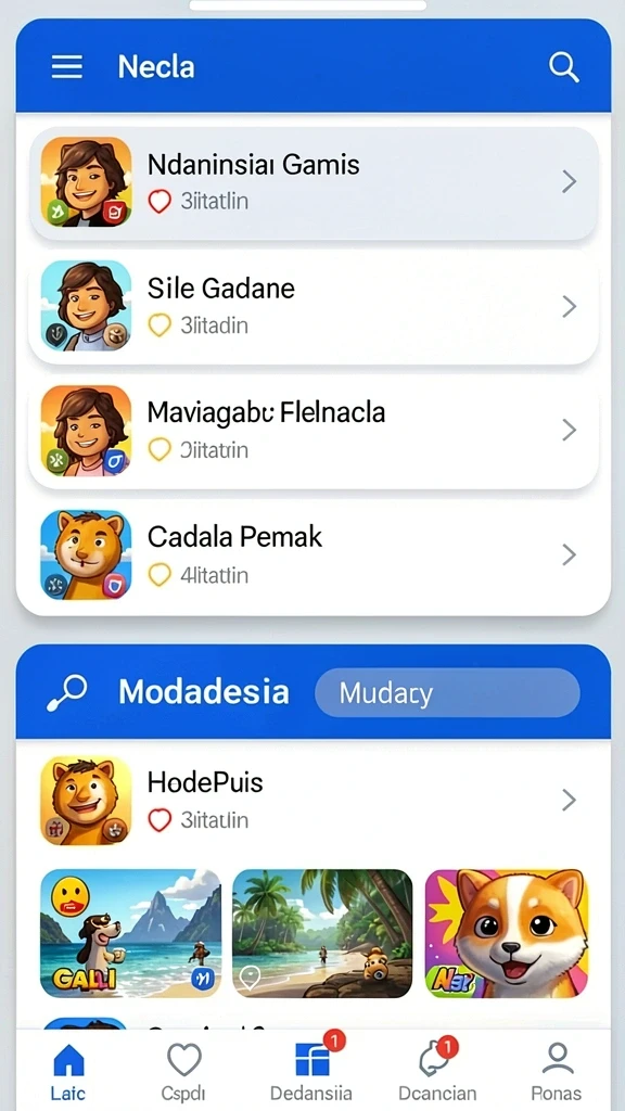 666f - Tampilan antarmuka yang modern dan menarik.